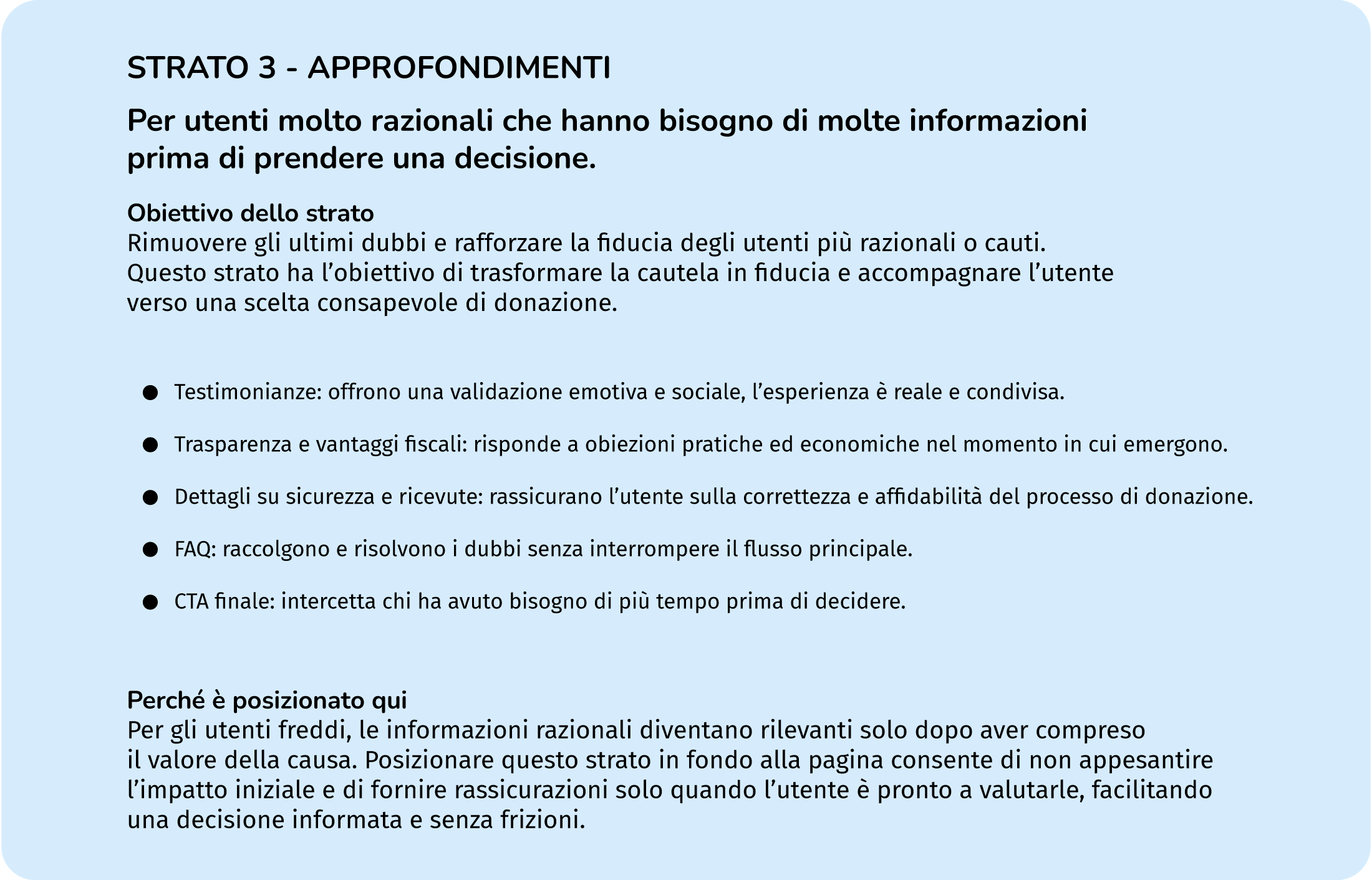 UX design landing Dynamo Camp — approfondimento contenuti
